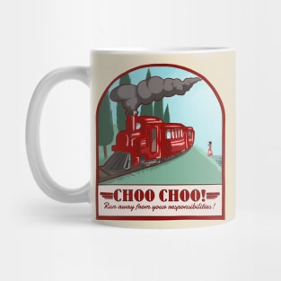 Vintage Train Ad Mug